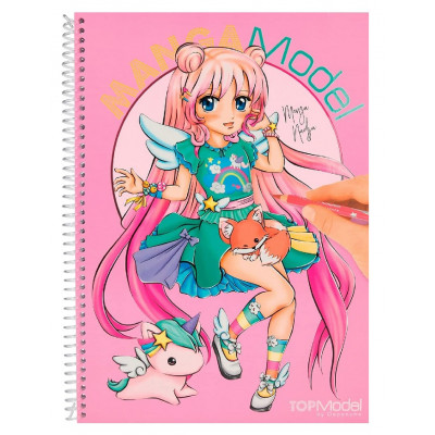 Libro Colorear Manga TOPModel
