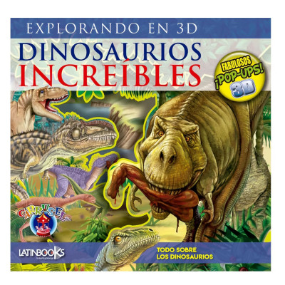 Libro 3D Dinosaurios Increíbles