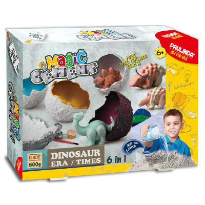 Kit Cemento Mágico Dinosaurios