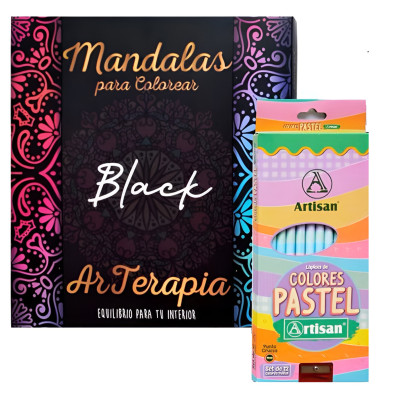 Libro Mandalas Black